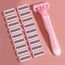 6 Layer High Quality Razor Blades for Women's Body Bikini Hair Smooth Removal Safety Razor Body Trimming Manual Shaver