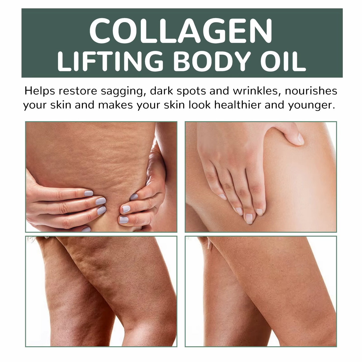Collagen Firming Body Oil Deep Hydration Moisturising Firming Arm Belly ＆ Excess Fat Whole Body Skin Massage Essential Oil 100ml