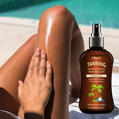 Intensifying coconut sunless tanning oil 100ml/3.38fl.oz