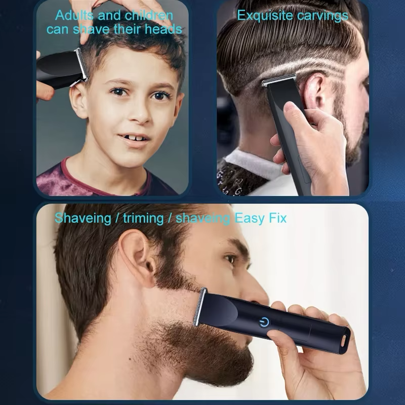 Electric hair and beard clipper with USB charging