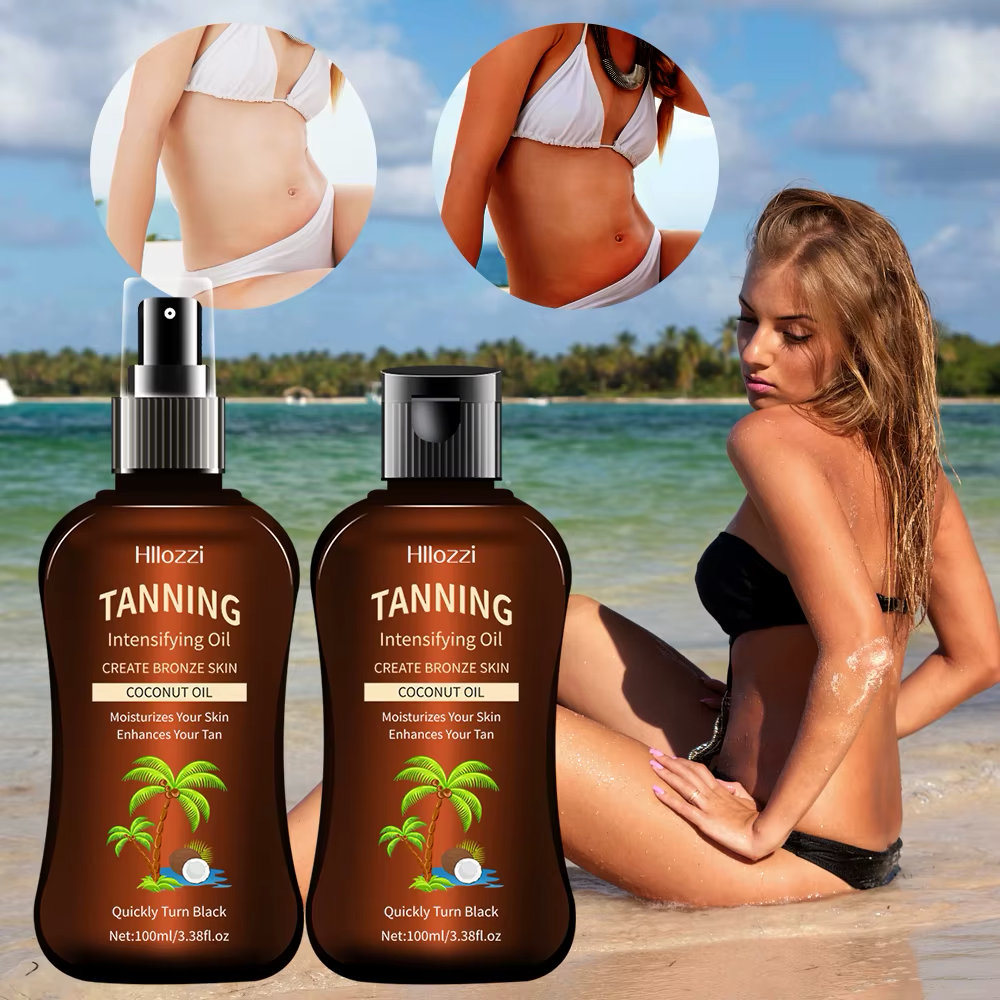 Intensifying coconut sunless tanning oil 100ml/3.38fl.oz